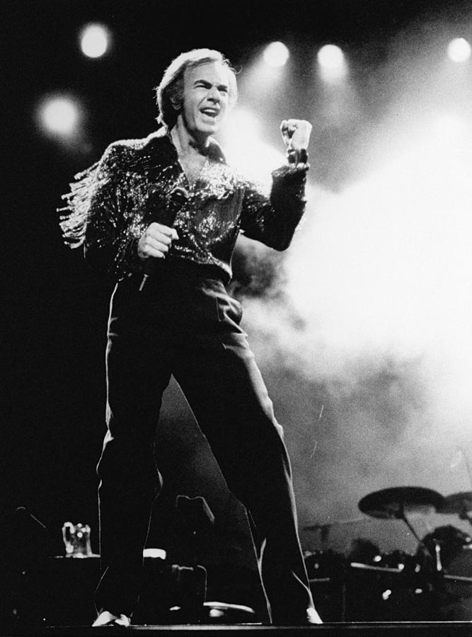 Neil Diamond On Opening Night Photograph by New York Daily News Archive