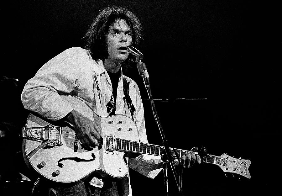 Neil Young Photograph - Neil Young Plays Atlanta by Rick Diamond