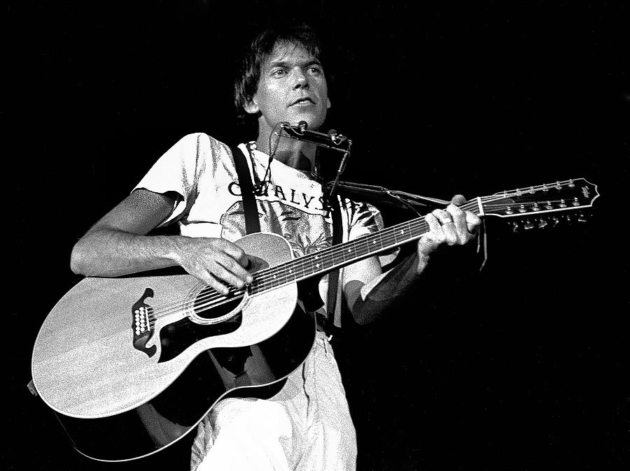 Neil Young Rust Never Sleeps Tour Plays Photograph by Rick Diamond