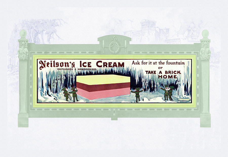 Neilsons Ice Cream Painting by Unknown