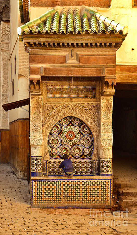 Nejjarine fountain in Fez Photograph by Yavor Mihaylov