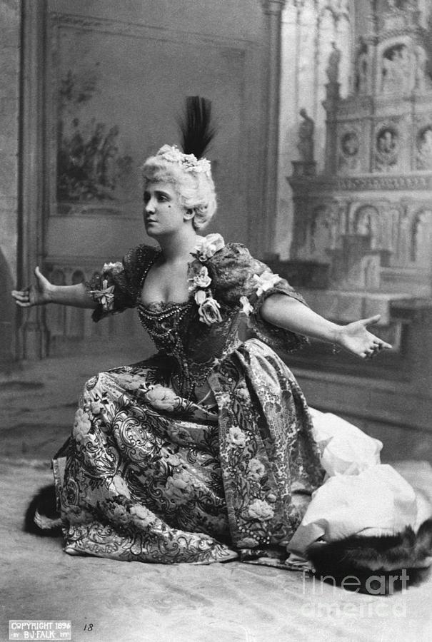 Nellie Melba In An 1896 Opera Photograph by Bettmann