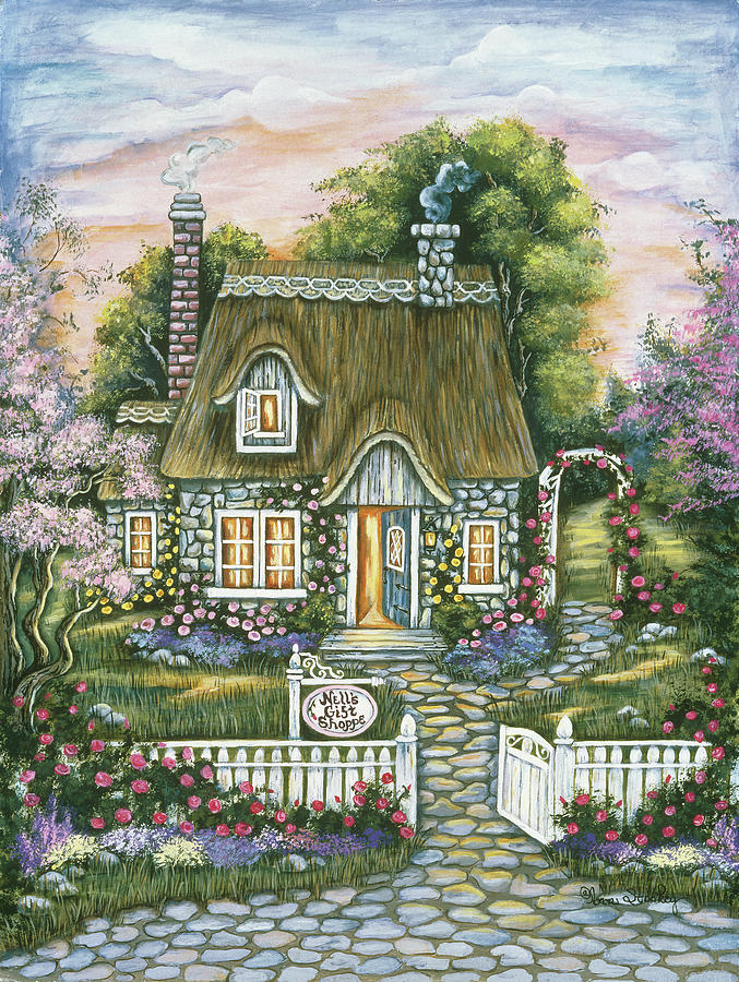 Nells Gift Shoppe Painting by Ann Stookey