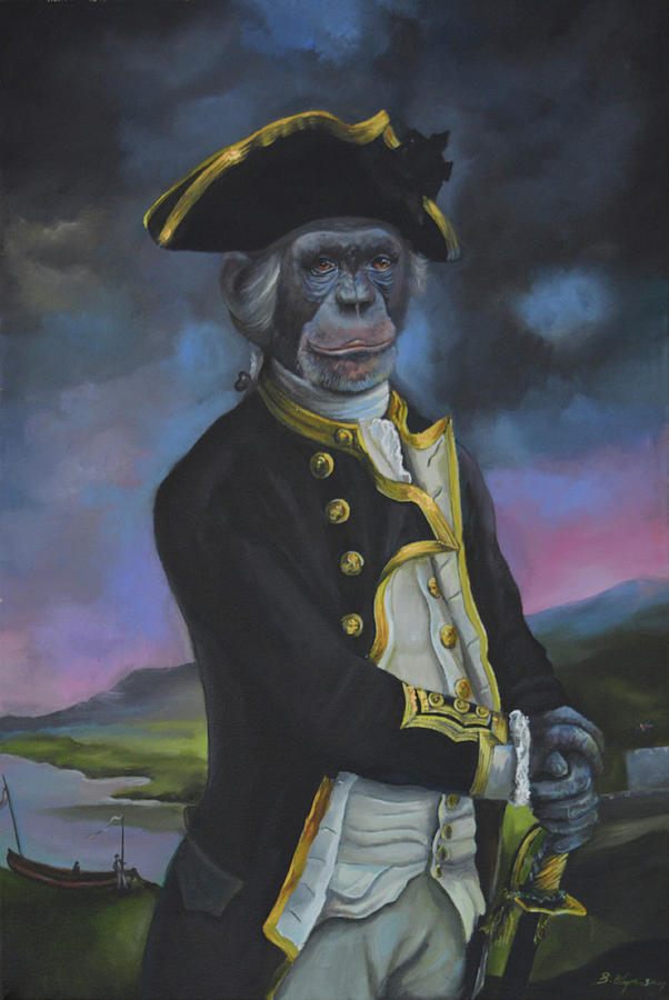 Animal Painting - Nelson by Sue Clyne