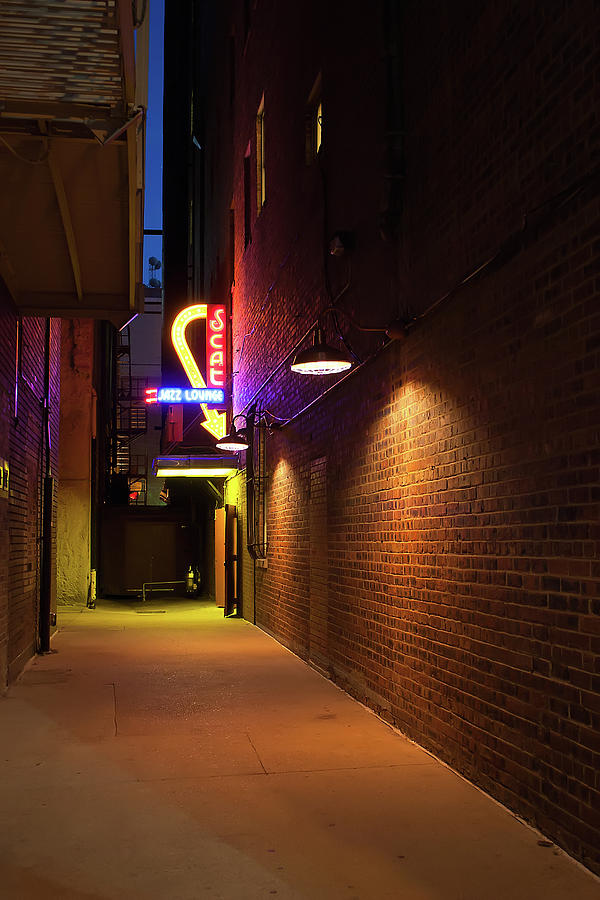 Neon Alleyway Photograph By M Welsh