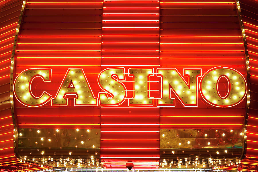 Neon Casino Sig Photograph by Nash Photos Neon Casino Sig Photograph by Nash Photos