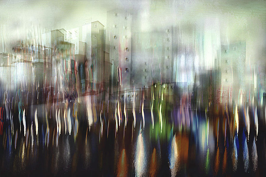 Creative Edit Photograph - Neon City by Christina Sillèn Creative Edit Photograph - Neon City by Christina Sillèn