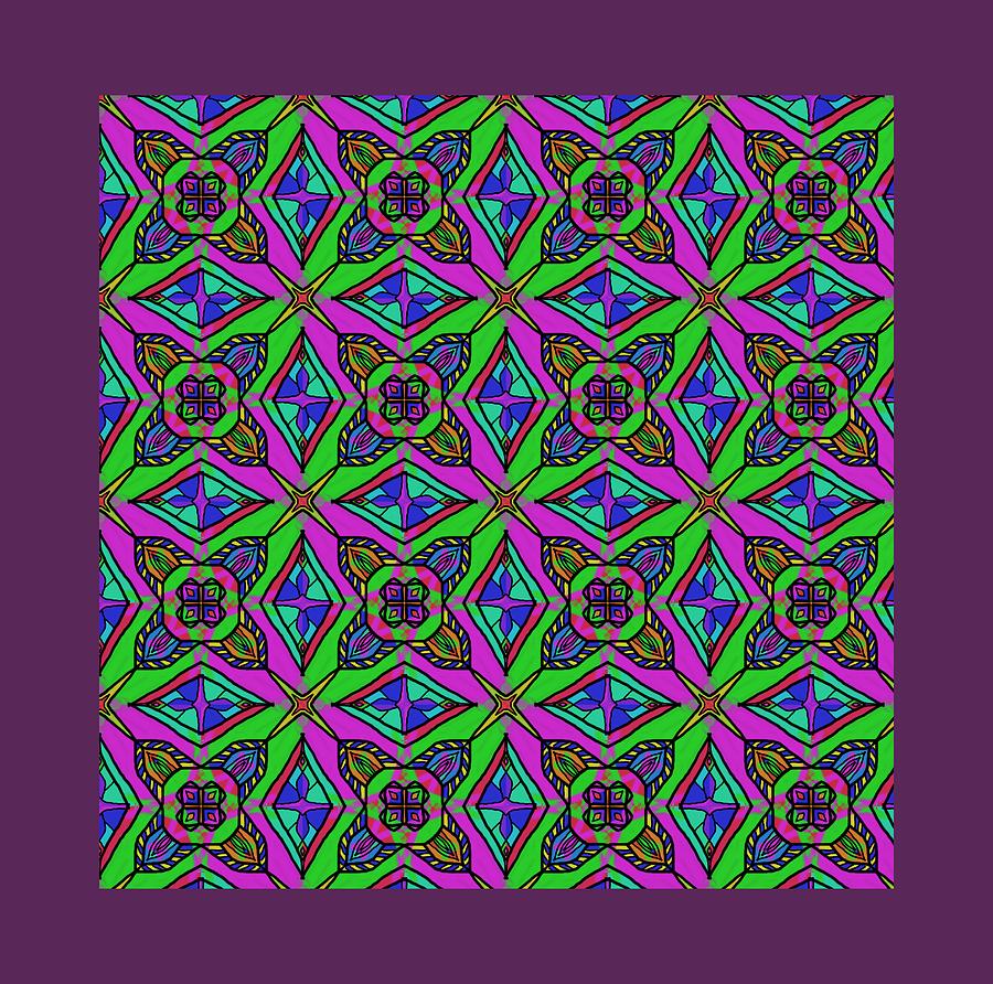 Neon Diamond Pattern by Becky Herrera Neon Diamond Pattern by Becky Herrera