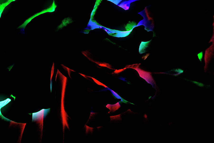 Abstract Photograph - Neon Glow In The Dark 06 by Eva Bane