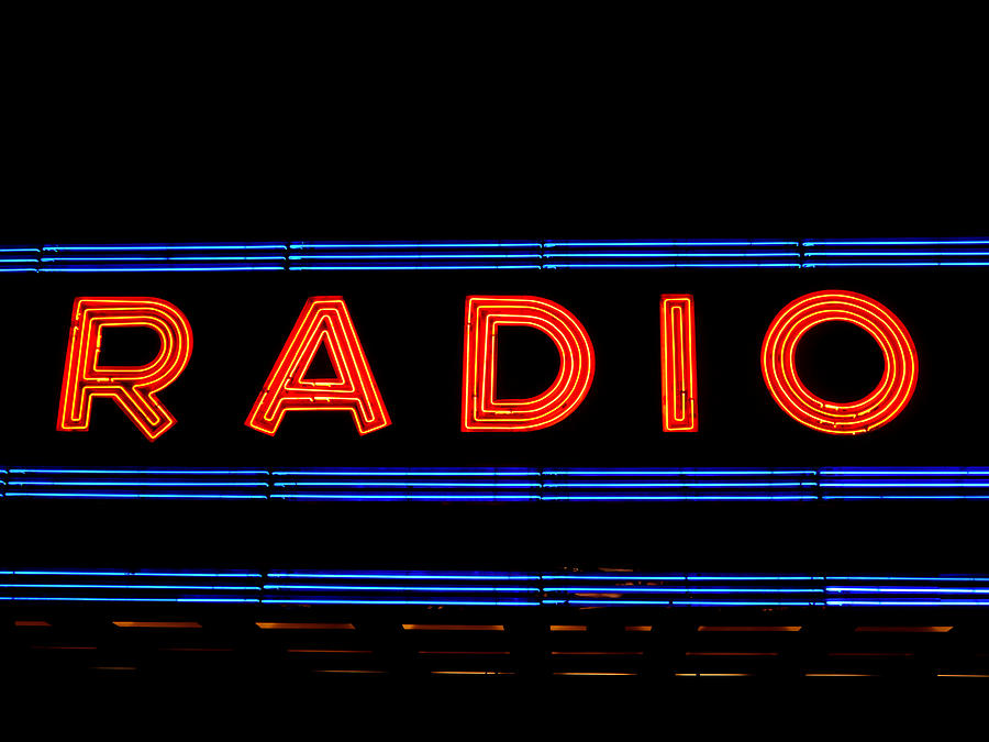 Neon Radio Photograph by Richard Reeve