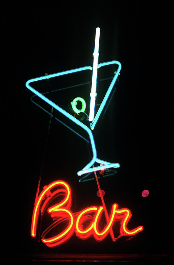 Neon Sign For A Bar by Image Source
