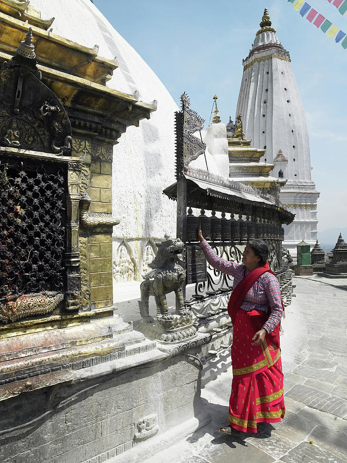 Nepal, Bagmati, Kathmandu, Local Woman Photograph by Steve Allen Nepal, Bagmati, Kathmandu, Local Woman Photograph by Steve Allen