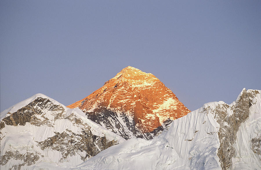 Nepal, Himalayas, Mt Everest, Dusk Photograph by Alan Kearney