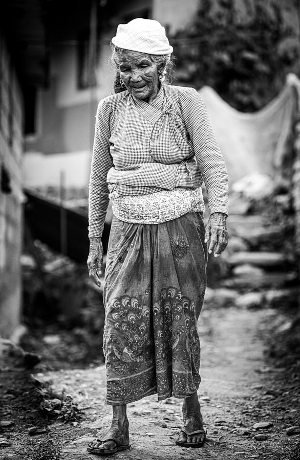 Nepal / Thoughtful Woman Photograph by Hasan Dimdik