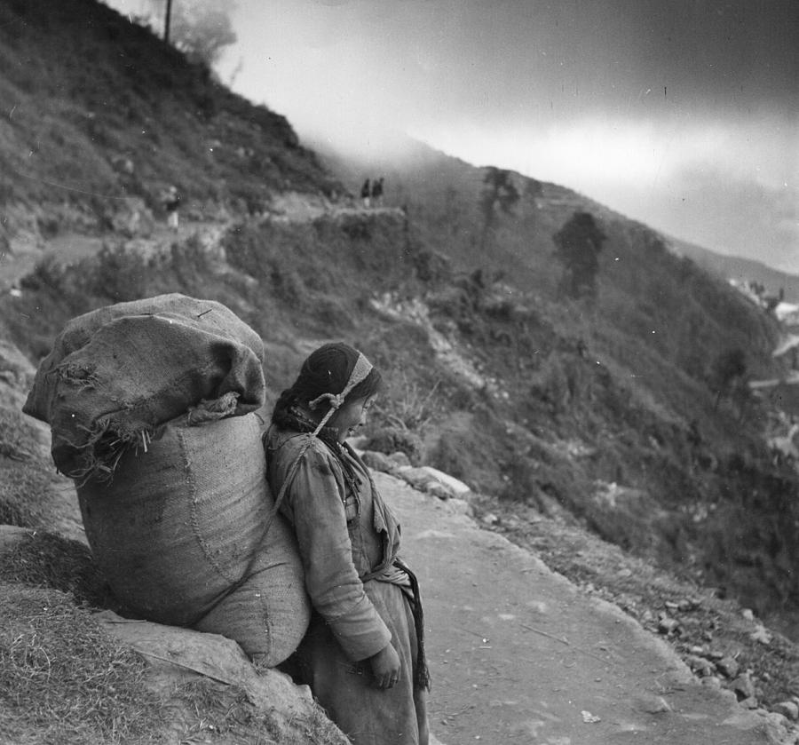 Nepalese Rest Photograph by Bert Hardy