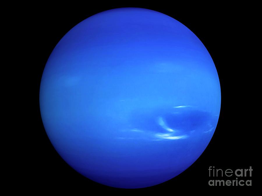 Neptune With Clouds And Atmosphere Photograph by Freelanceimages/universal Images Group/science Photo Library