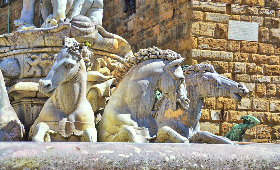 Neptunes Firenze Fountain  Photograph by JAMART Photography