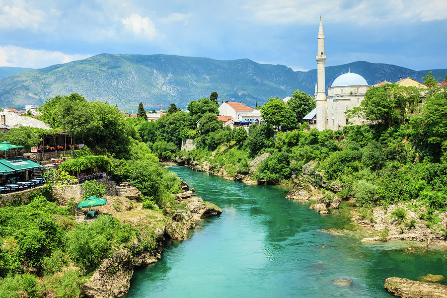Neretva River In Mostar Photograph by Kelly Cheng Travel Photography