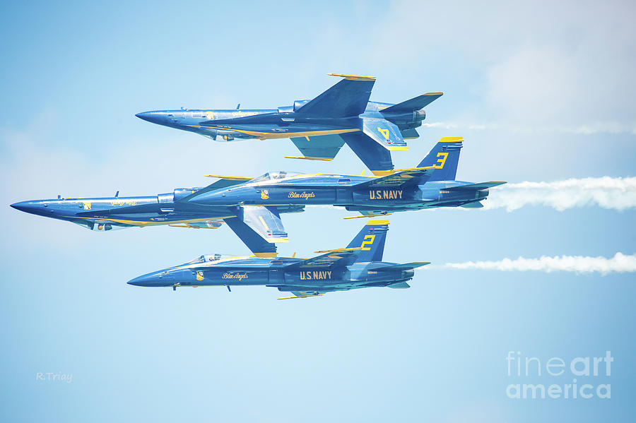 Nerves of Steel The Blue Angels Photograph by Rene Triay FineArt Photos