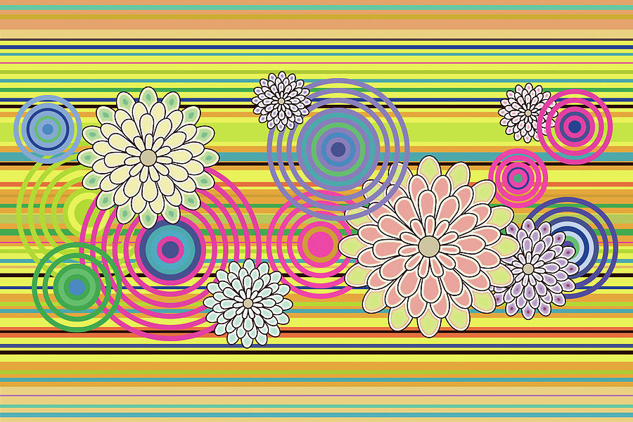 Nest Flower-tremble Series-Gorgeous- Arttopan Original Fashion Creative Popular Digital Art-2 Digital Art by Artto Pan