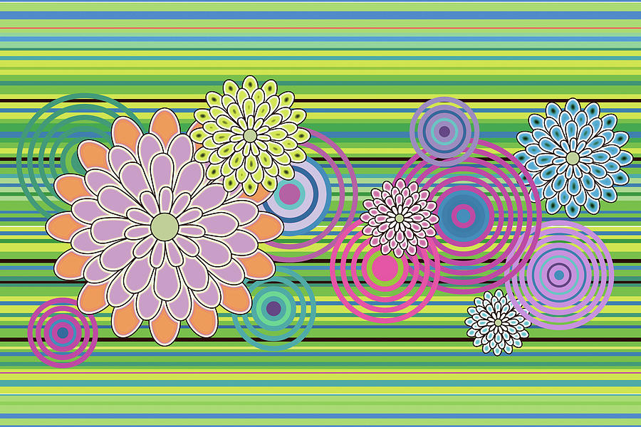 Nest Flower-tremble Series-Gorgeous- Arttopan Original Fashion Creative Popular Digital Art-3 Digital Art by Artto Pan