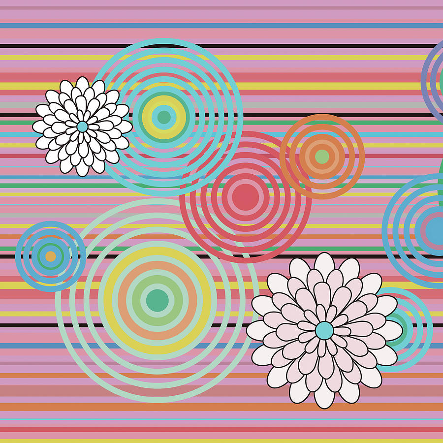 Nest Flower-tremble Series-Pink- Arttopan Original Fashion Creative Popular Digital Art-1-1 Digital Art by Artto Pan