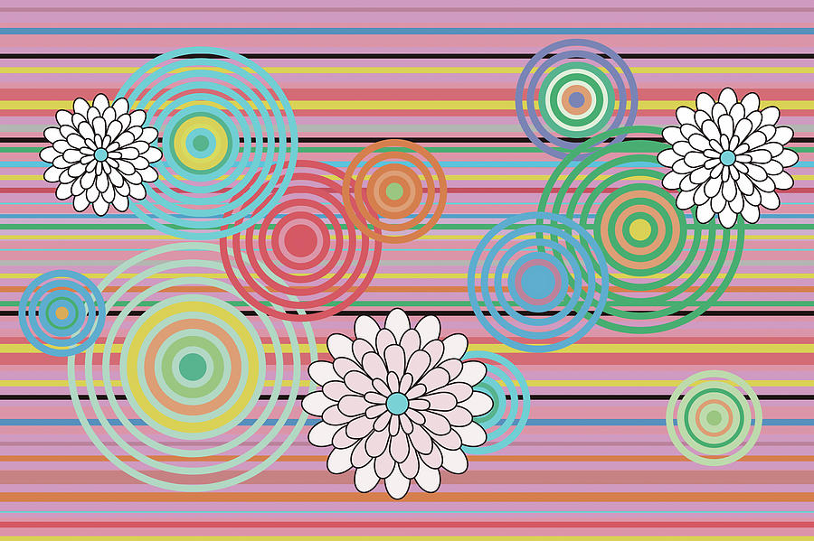 Nest Flower-tremble Series-Pink- Arttopan Original Fashion Creative Popular Digital Art-1 Digital Art by Artto Pan