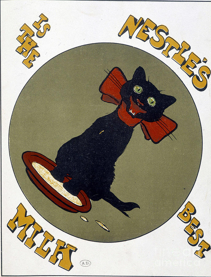 Nestlé Is The Best Milk - Advertising Nestlé, 1899 Drawing By Unknown 