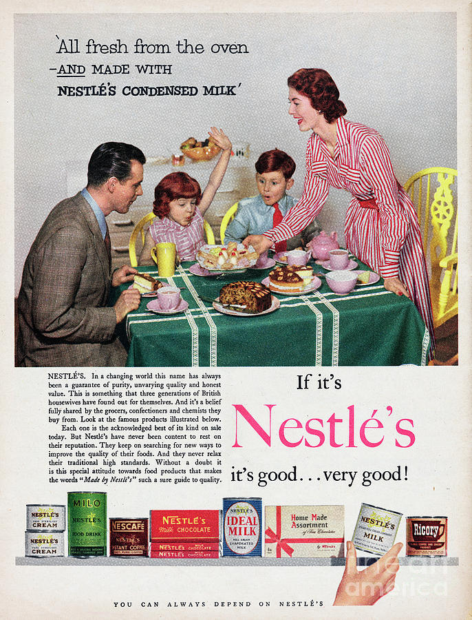 Nestle Condensed Milk Photograph By Picture Post Fine Art America
