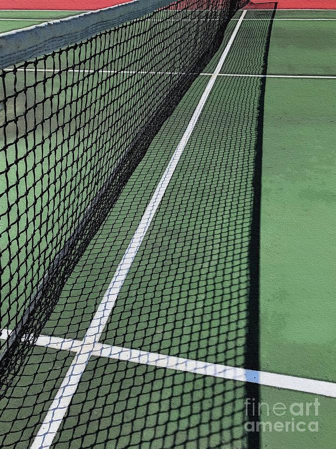Tennis Photograph - Net line up by Diana Rajala