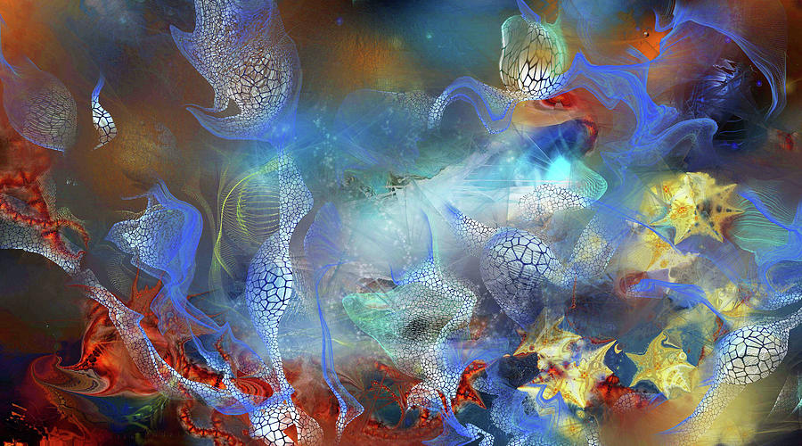 Fish Digital Art - Net by Natalia Rudzina
