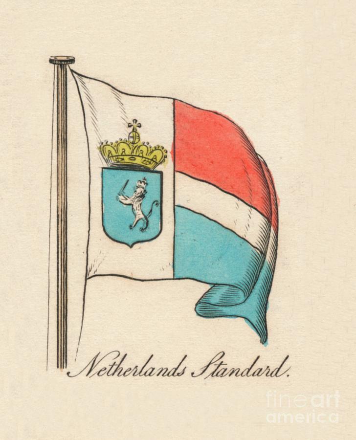 Netherlands Standard, 1838 Drawing by Print Collector