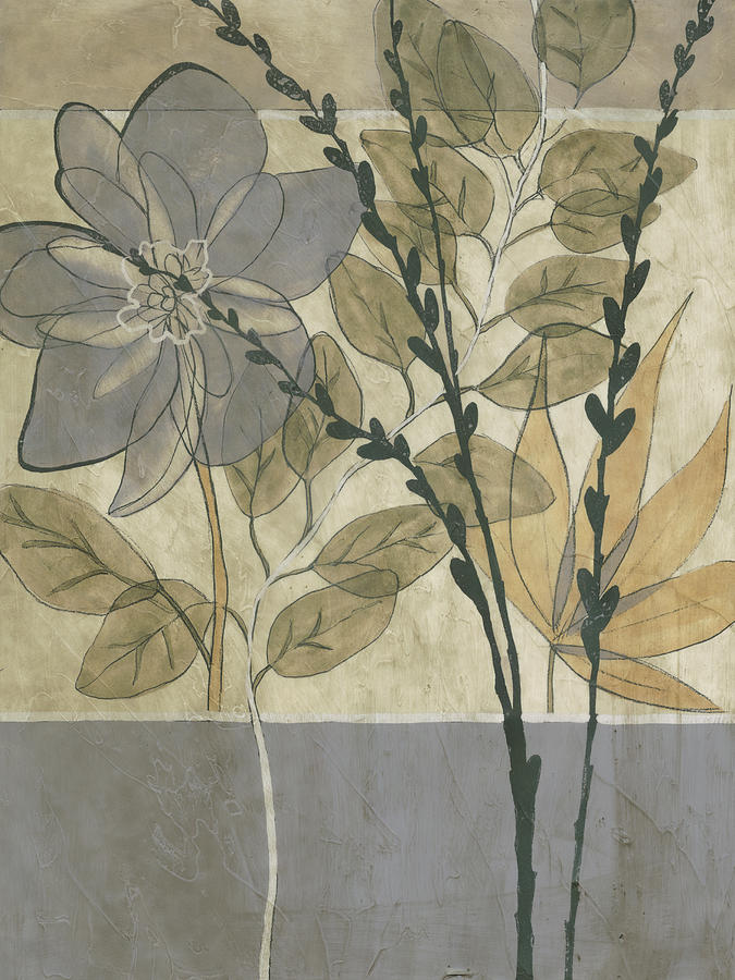 Neutral Tranquil Garden II Painting by Jennifer Goldberger - Fine Art ...