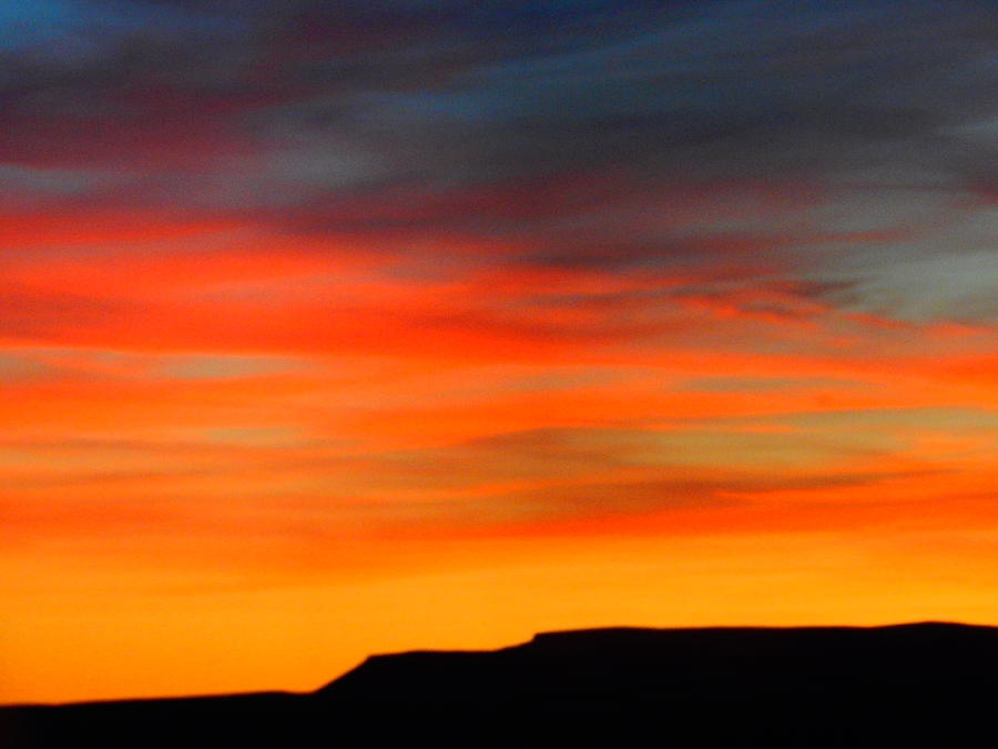 Mountain Photograph - Nevada evening color by Virginia White
