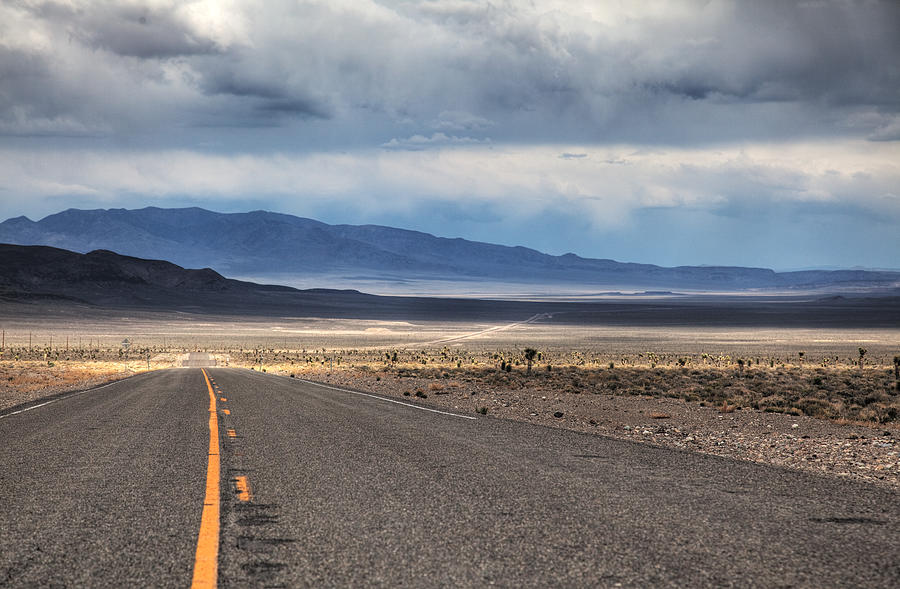 Nevada Highway Photograph by Bike maverick