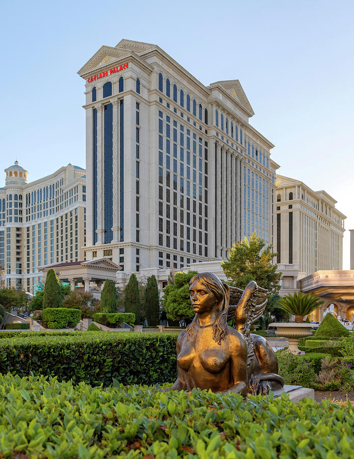 Las Vegas Digital Art - Nevada, Las Vegas, Caesars Palace, Hotel & Casino by Claudia Uripos
