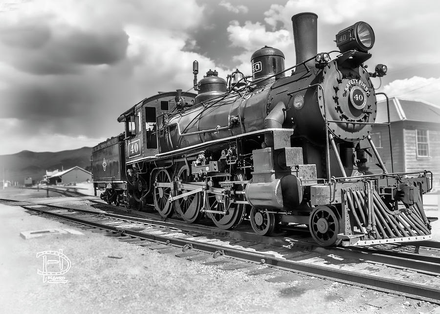 Nevada Northern Diesel Engine No 40 Photograph by Daniel Hebard