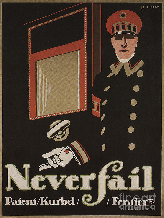 Never Fail Windows, 1911 Drawing by Heritage Images