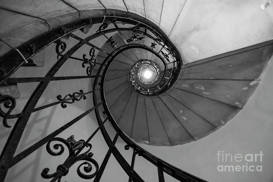Neverending Spiral Staircase, Budapest Photograph by Birashis Sarkar