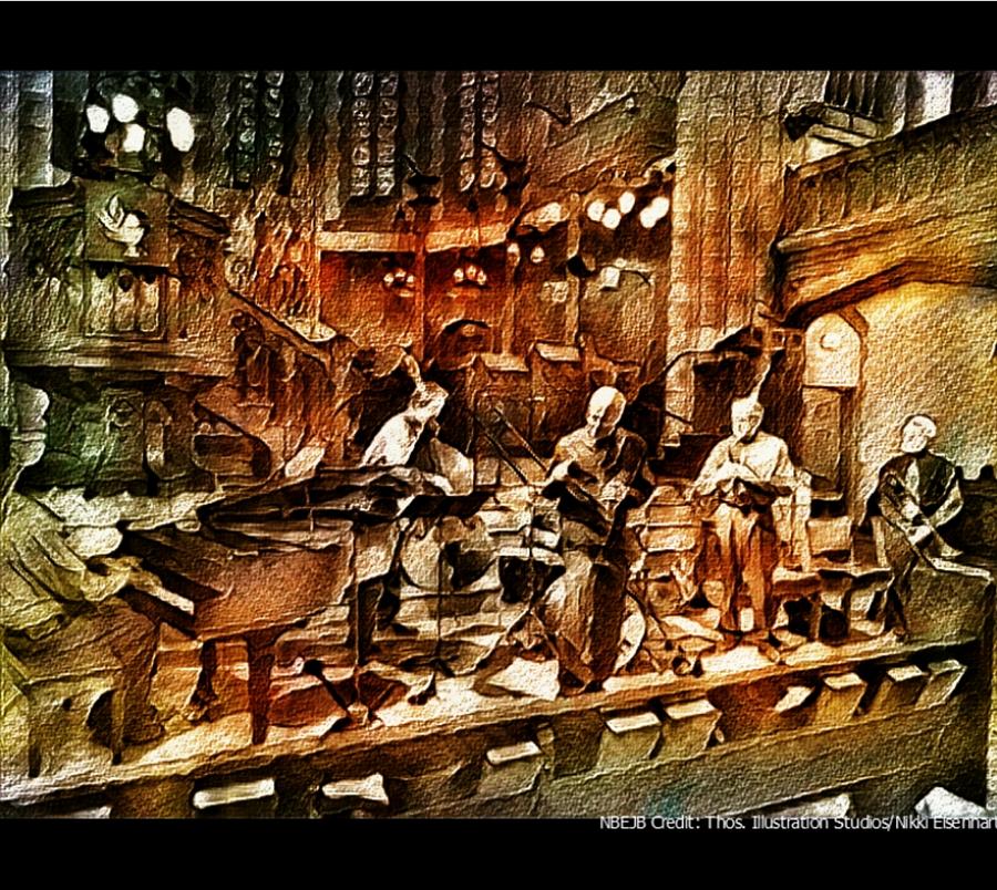 Piano Mixed Media - New Black Eagle Jazz Band IIi by Marshall Thomas Piano Mixed Media - New Black Eagle Jazz Band IIi by Marshall Thomas