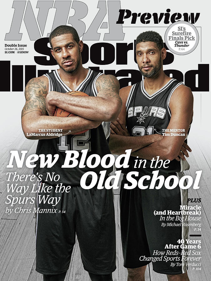 New Blood In The Old School, Theres No Way Like The Spurs Sports Illustrated Cover Photograph by Sports Illustrated