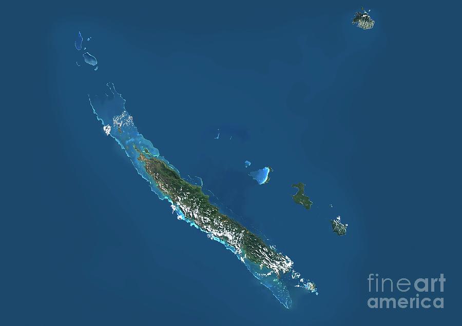 New Caledonia Photograph by Planetobserver/science Photo Library
