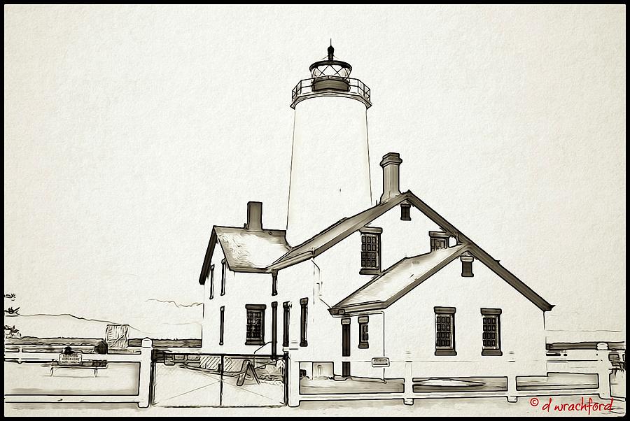 New Dungeness Lighthouse Photograph by Donna Wrachford - Fine Art America