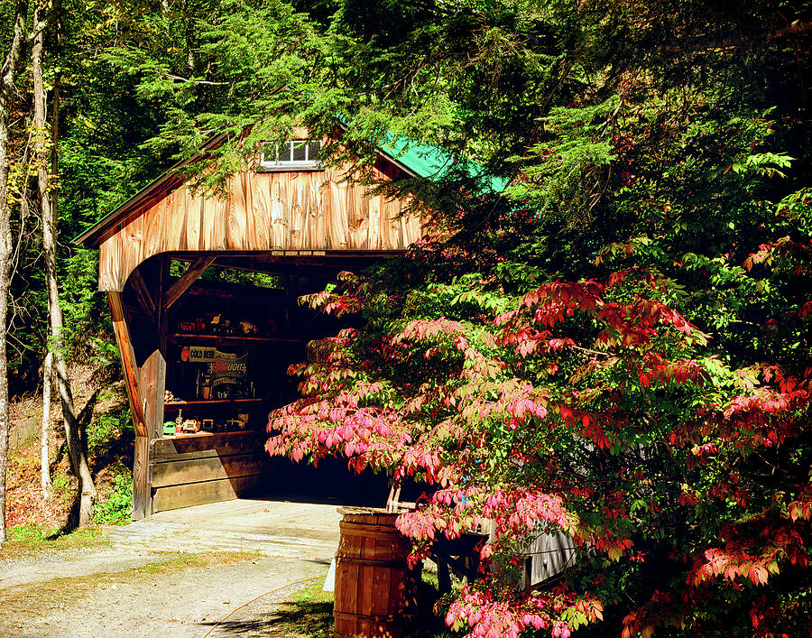 New England Covered Bridge Photograph by Camille Lopez