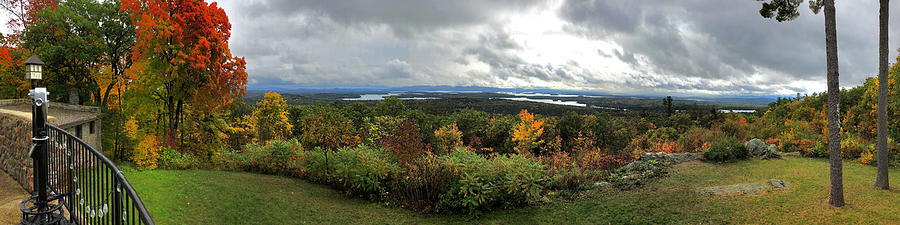New England Fall Panoramic - Castle In The Clouds Photograph by Joann Vitali
