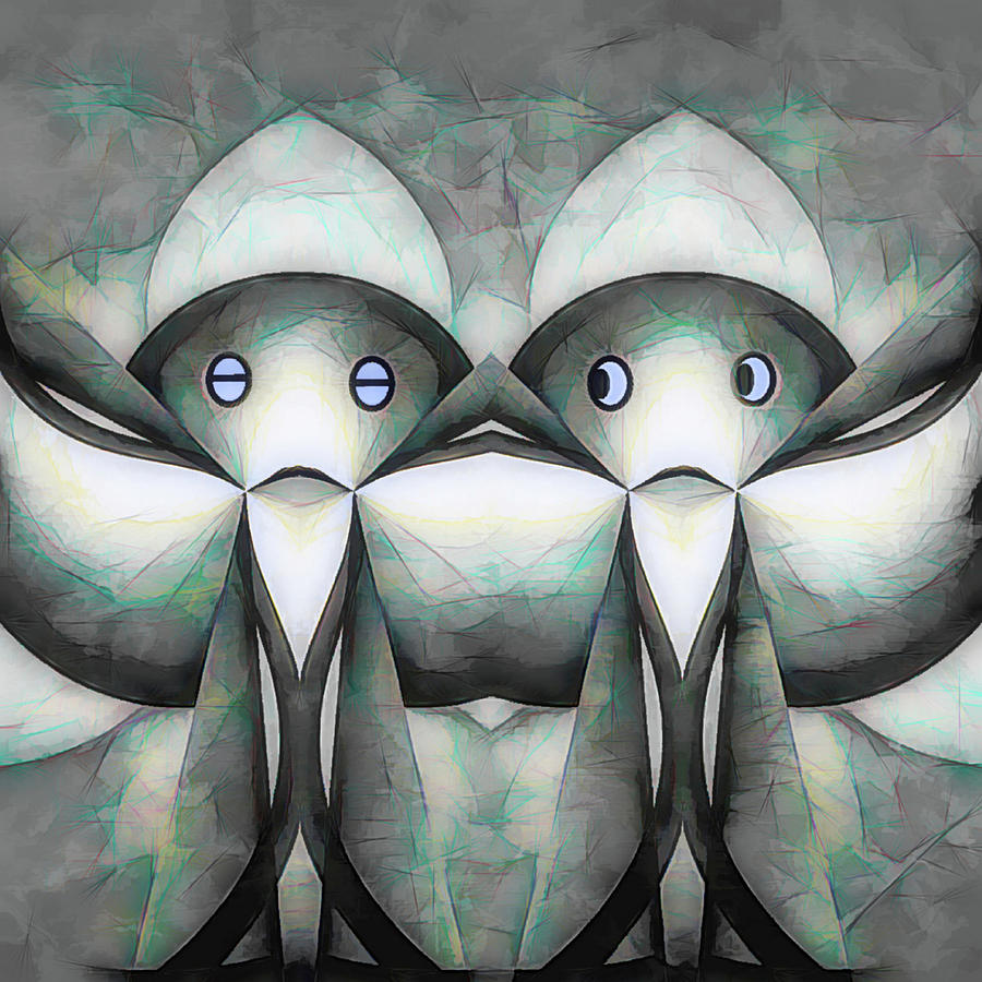 Sweden Digital Art - New Friends by Barry W King Sweden Digital Art - New Friends by Barry W King