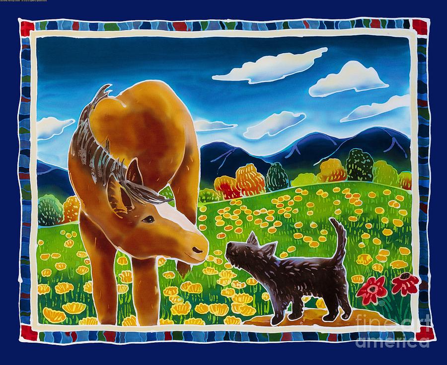 Animal Painting - New Friends by Harriet Peck Taylor