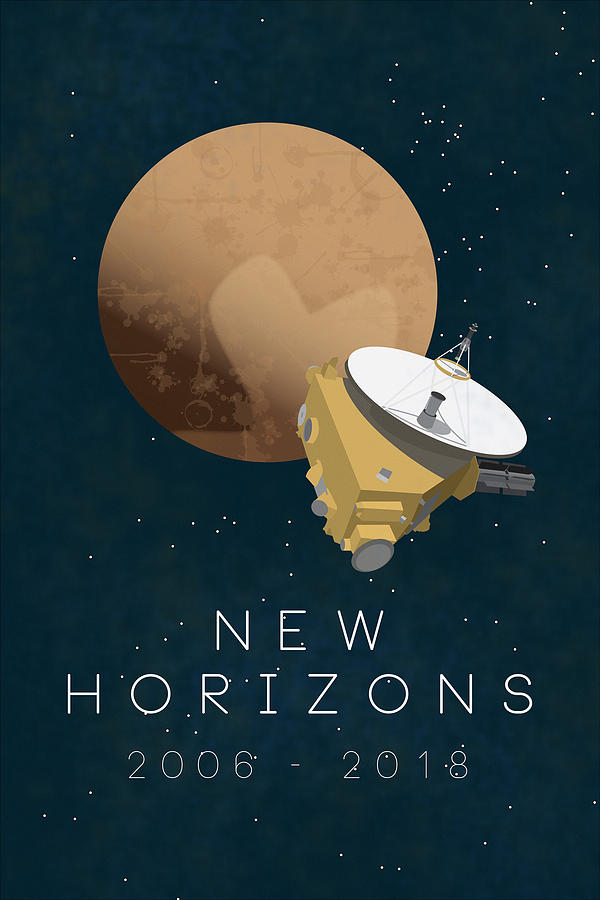 New Horizons Mission Digital Art by Ian Mandt - Fine Art America