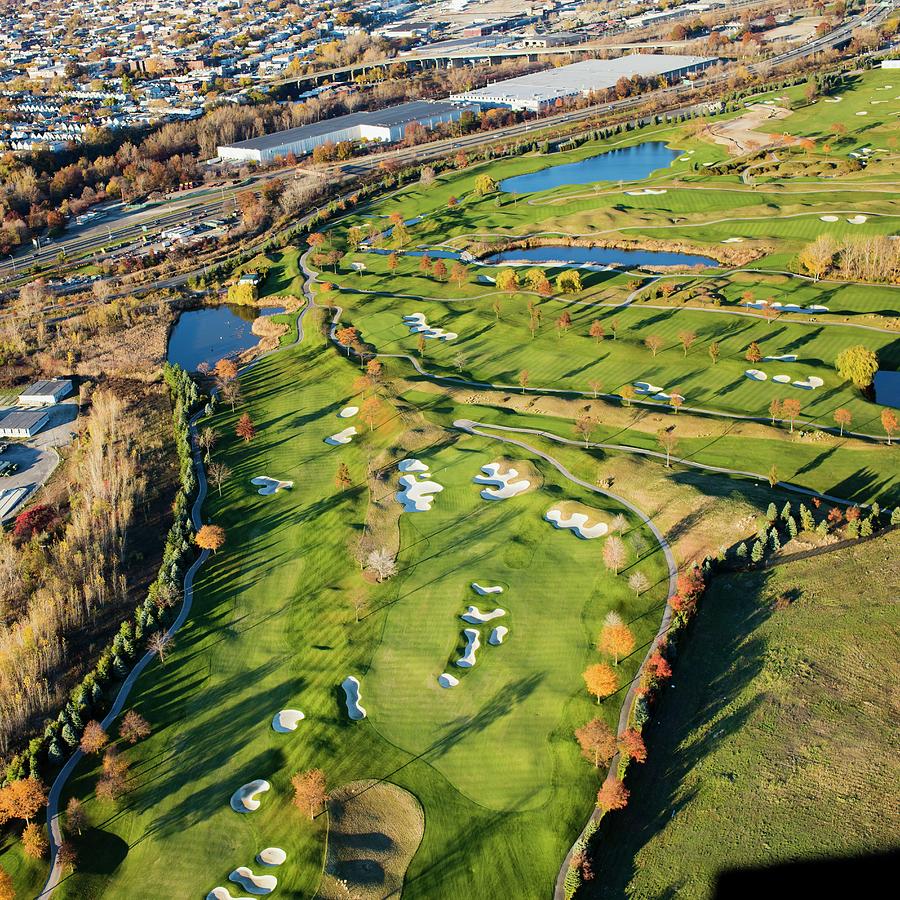 New Jersey, Golf Course Digital Art by Antonino Bartuccio
