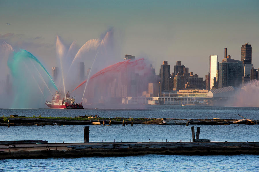 New Jersey, Hudson River, Fourth Of July, Fireworks, Hoboken, Fourth Of